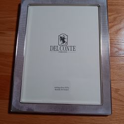 Sterling Picture. Classic Del Conte Firenze Sterling Picture Frame.  8 wide 10 inch long. Like New! 