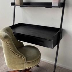 All Modern Black Leaning /Ladder Desk
