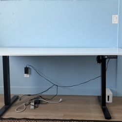 Electric Standing Desk W/ Whiteboard Top (70in x 30in)