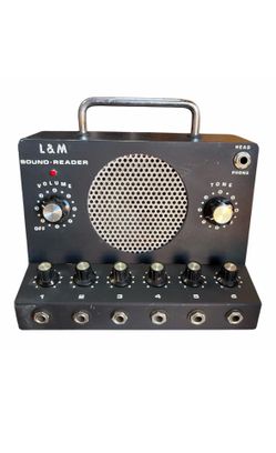 🔥 Rare Vintage L&M Sound-Reader 010 Input 6 Audio Monitor Film Editorial Equipment🔥