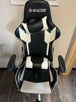 Homall Gaming Chair, Computer Chair with Footrest and Massage Lumbar Support, Ergonomic High Back
