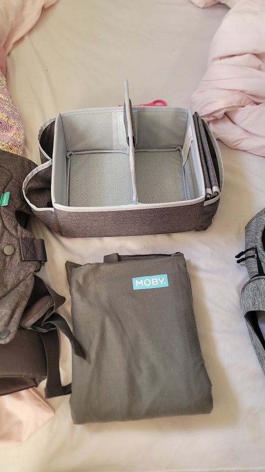 Moby Baby Wrap & Diaper Caddy