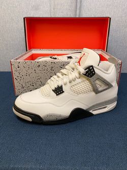 Air Jordan 4 Retro ( White Cement Grey ) Size 12