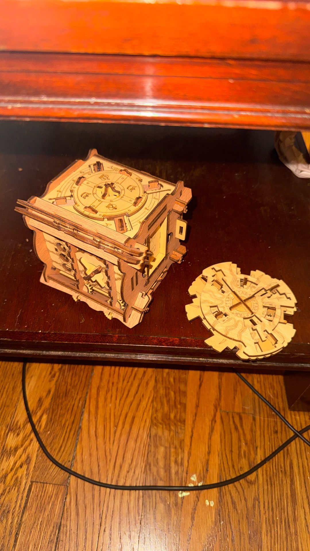 Six sided wood puzzle