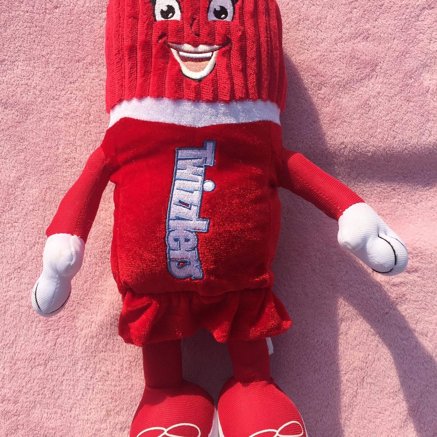 Twizzlers Licorice Girl Mascot Plush Stuffed Doll Posable Arms 12