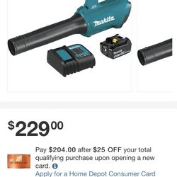 Brand new Makita18 V brushless 10 inch top handle chainsaw tool only