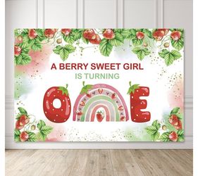 Strawberry backdrop
