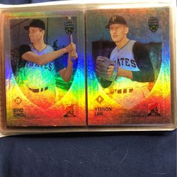 Three 2002 Topps Super Teams Pittsburgh Pirates Retrofractors All Sn/1960 And All Mint Condition!