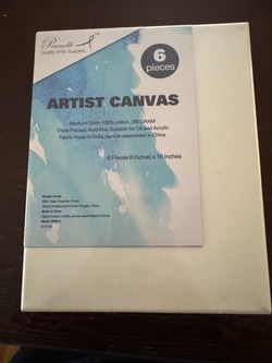 Pennelli Artist Canvas 8x10 – 6 Pack