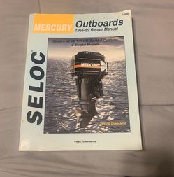 Mercury outboard motor repair manual 1965-1989
