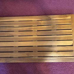 Teak Wood Shower Bath Mat