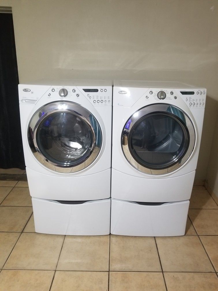 Whirlpool Washer And Electric Dryer Free Deliver And Install 3 Month Warranty 