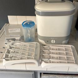 Baby Bundle , Bottle Sterilizer, Racks, Formula Mixer And Nose Sucker