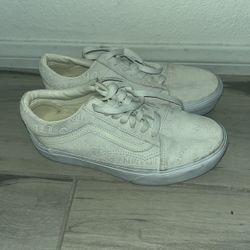 Vans Old Skool Platform Deboss OTW Women Sneaker Shoes Size 6.5