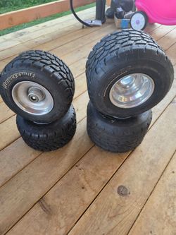 Gokart wheels and tires full set