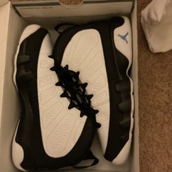 Air Jordan 9 Retro White University Blue-Black 6Y