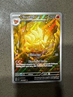 Ninetales 199/197 Obsidian Flames Holo Rare Pokémon Card