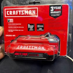 Craftsmen V20 2.0 Ah Lithium ION Battery 