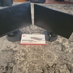Dual Monitors With Dock