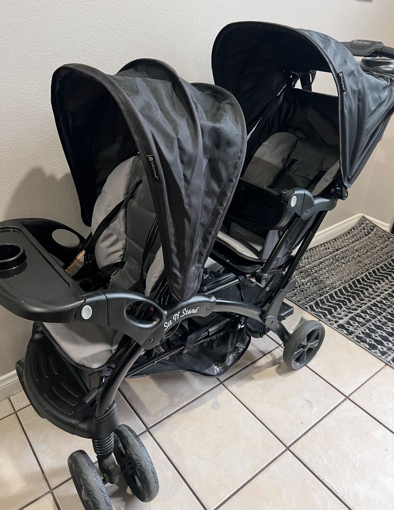 Double Stroller Sit n Stand 