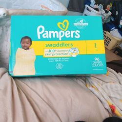 DIAPERS- Pampers Swaddlers SIZE 1