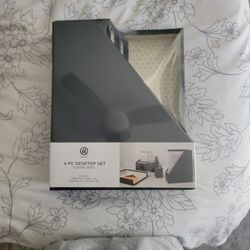 4 piece desktop set  Brand new unopened