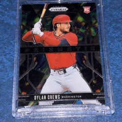 Dylan Crews Prizmatic Refractor Rookie Baseball Card 
