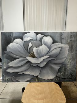 Large Rian Withaar Floral - 24x35 - Solid Wood Frame