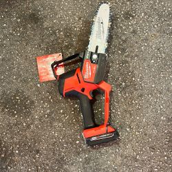Milwaukee M18 FUEL 18V Lithium-lon Brushless Battery 8 in. HATCHET Pruning Saw (Tool-Only)