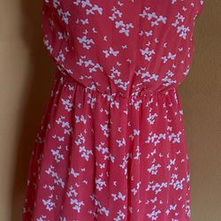 Forever 21 Above Knee Embroidered Dress. Medium Size