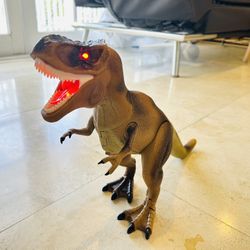 Kid Remote Control Jurassic Park T-Rex Tyrannosaurus Rex Toy With Sound & Movement