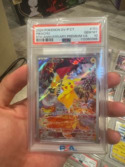 Pikachu 5th Anniversary Premium CS PSA 10 #153 Pokemon