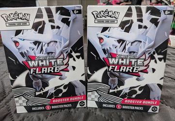 White flare booster bundles sealed, mint