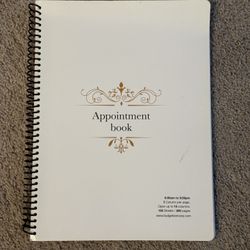 Spa/ Salon Appointment Book 