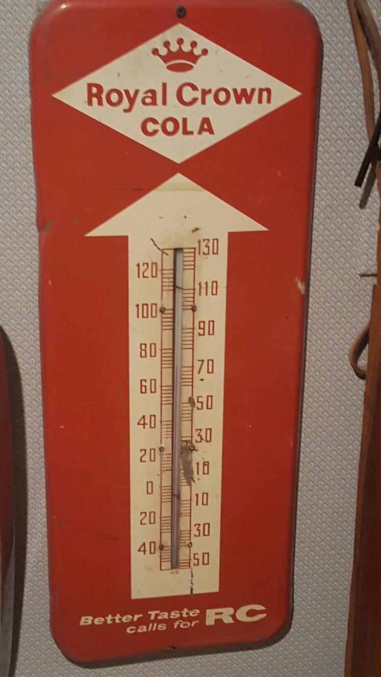 Royal crown cola thermometer