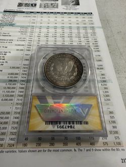 1884 CC MS 61 Toned!!