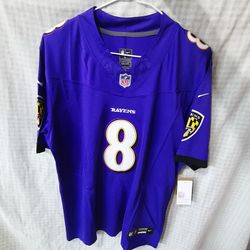 Lamar Jackson Baltimore Ravens No 8 Jersey
