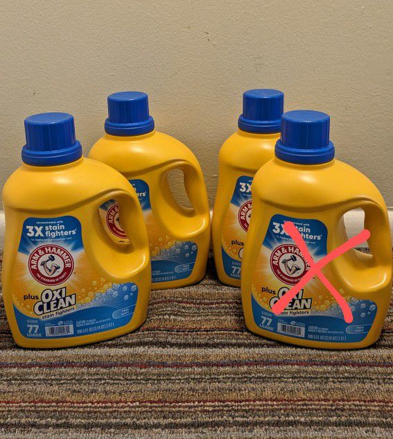 Arm And Hammer Detergent - 77 loads 