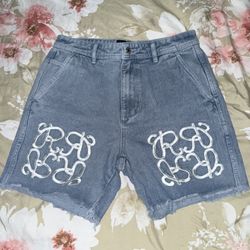 Rip n dip denim shorts