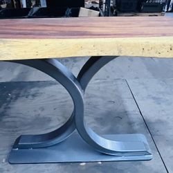 Live Edge Entrance Table 