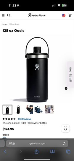 Hydroflask 128 Oz Oasis Water Bottle - Like-new for Sale in Irvine, CA -  OfferUp