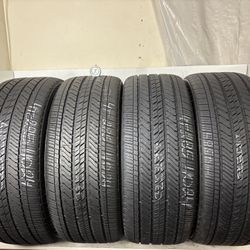 Set 4 Tires 285 40 24 Bridgestone Alenza As02 High Tread