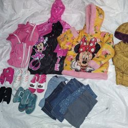 Girl Clothes 5 T's Size 8 Girl Adidas And Nike Sandals And Rain BootsShoes 5T Pants