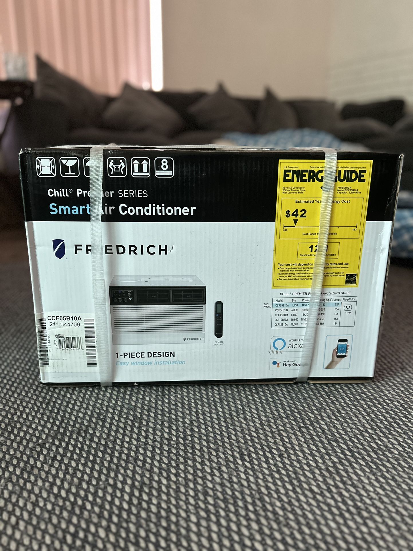 NEW Friedrich Chill Premier 5,000 BTU SMART AC unit