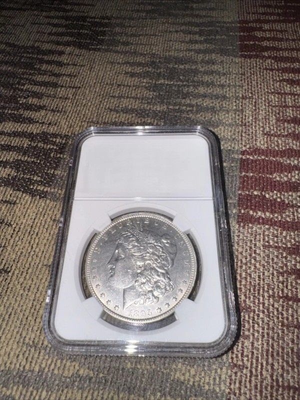 1895 O morgan silver dollar