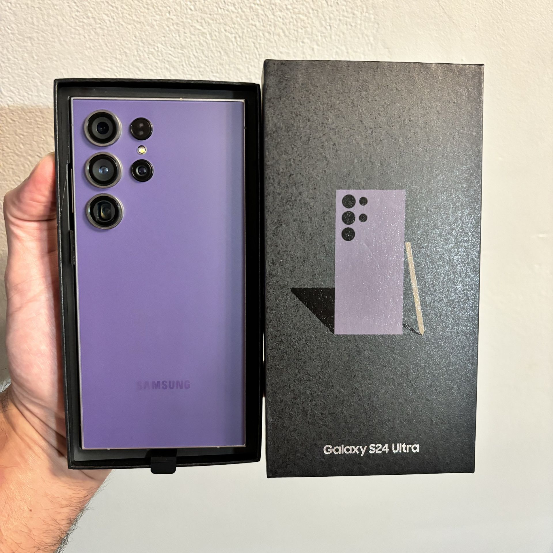 Samsung Galaxy S24 Ultra 512GB  Titanium Violet Open Box Brand New SM-S928UZKFXAA fast Shipping📦🚚