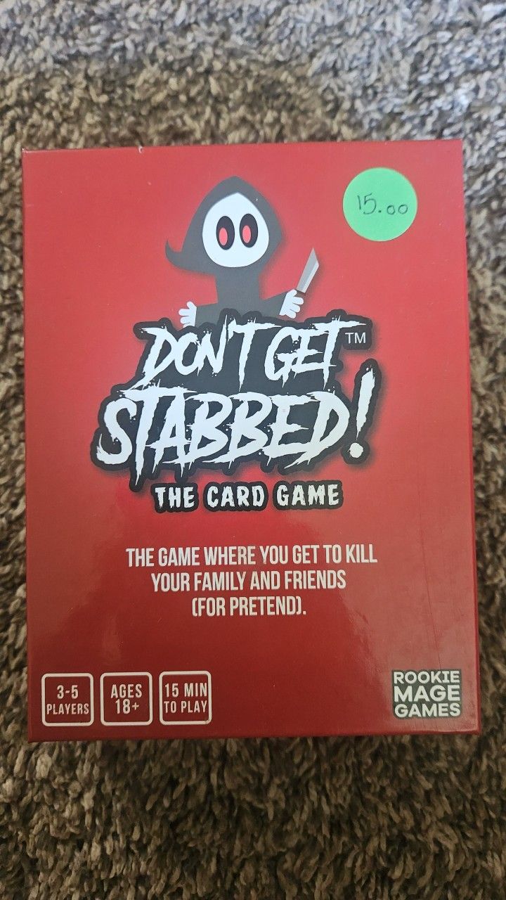 Don't Get Stabbed Card Game