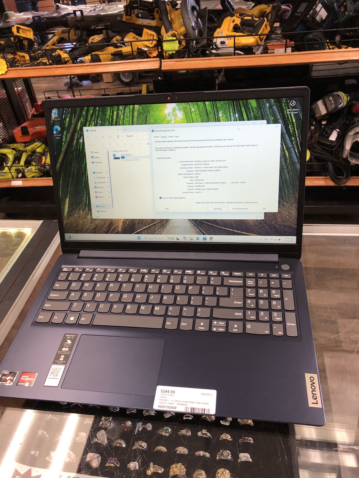 96091 Lenovo Ideapad 1 15AMN7 Laptop 592848