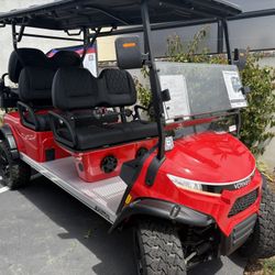2025 Voyager Patriot 6-Passenger Lifted 72-Volt Street Legal LSV Golf Cart