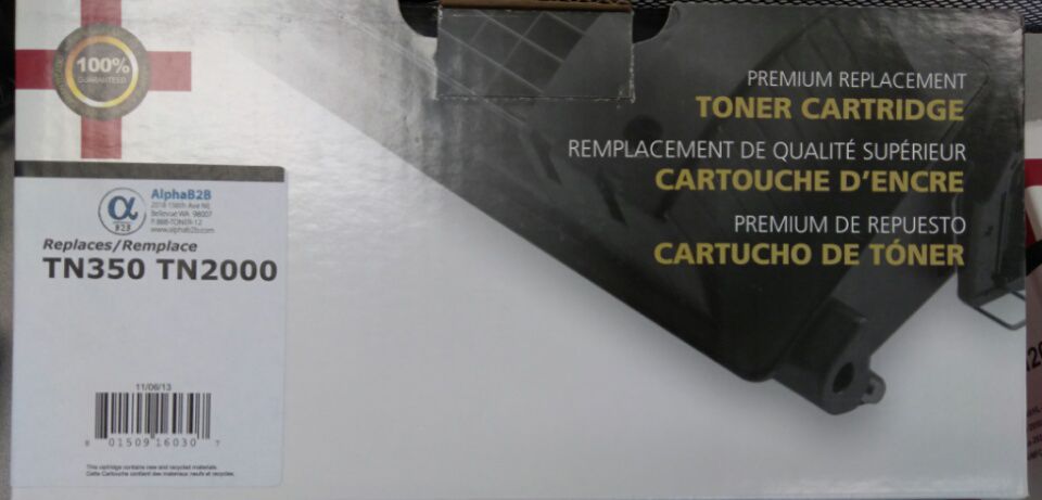 Ink cartridge for a FAX MACHINE. TN350/TN2000